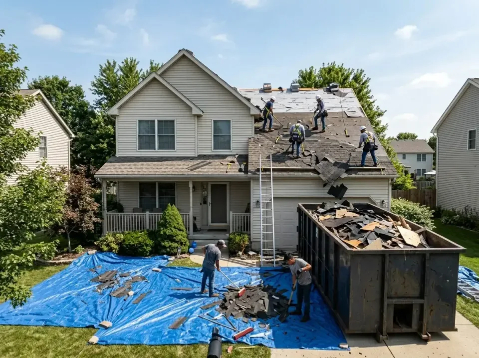 roof-replacement-debris-remova-004 — frequently asked questions, Cheapest Dumpster Rentals in Albany, IN